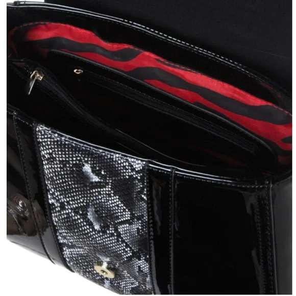 Python Patent Lady Bag by cleo - Picture 2 of 6
